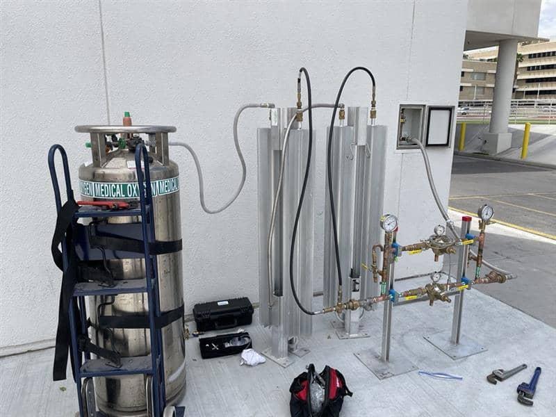 Emergency Oxygen Supply Connection Testing